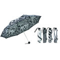 Black &amp; White 3 Falten Automatik Windproof Regenschirm (YS-3FA22083909R)